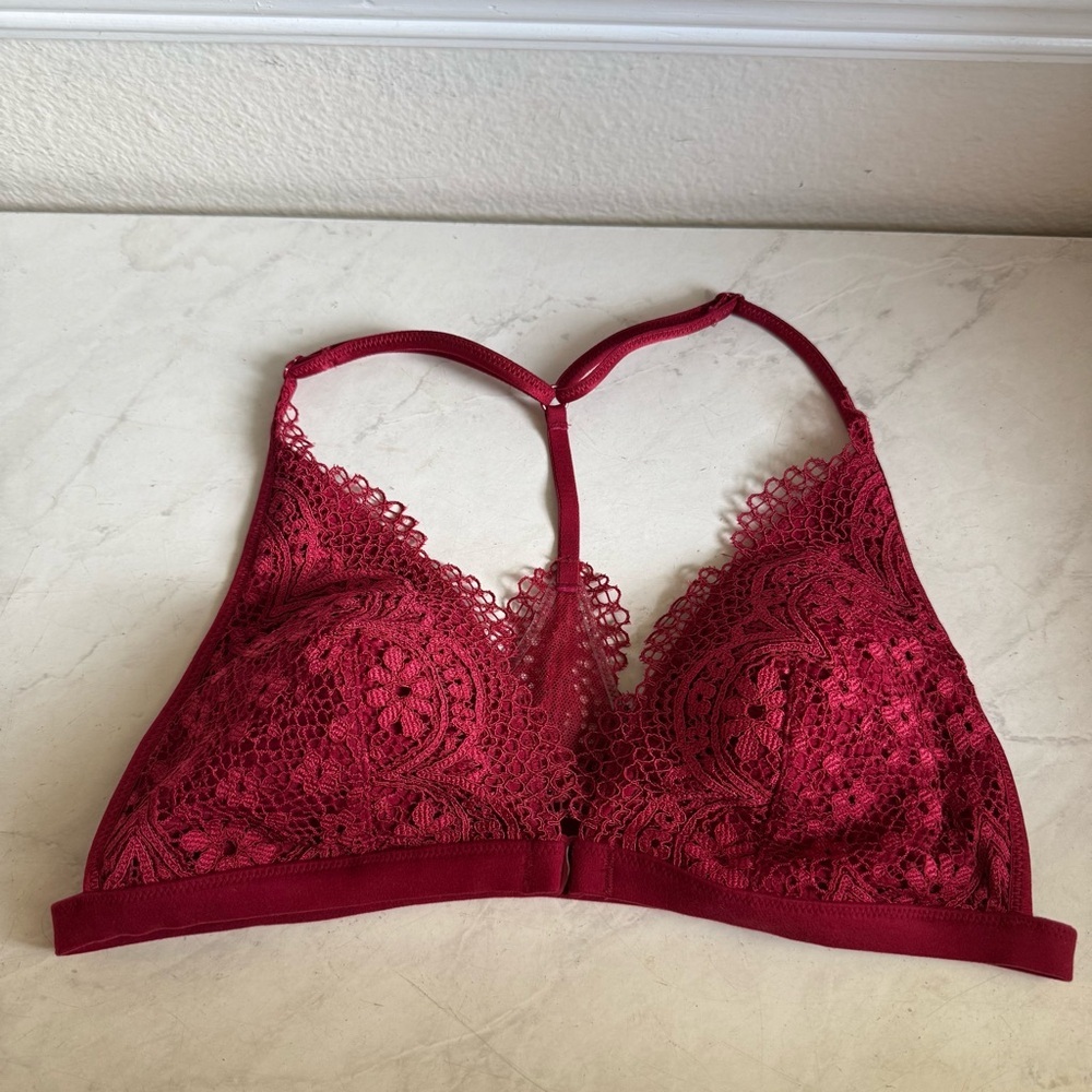 Victoria's Secret Red Lace Bralette 2 for $22 ❇️